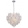 Подвесная люстра Crystal Lux DESEO SP6 D460 SILVER