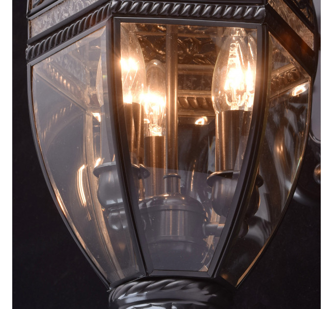 Настенный уличный светильник Корсо Chiaro 3*60W E14 IP44 801020603
