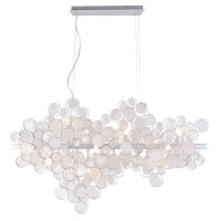 Подвесная люстра Crystal Lux DESEO SP12 L1000 SILVER
