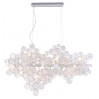 Подвесная люстра Crystal Lux DESEO SP12 L1000 SILVER