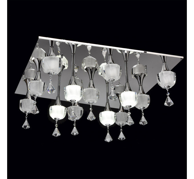 Потолочная LED-люстра Симона Chiaro 13*5W пульт 455010913