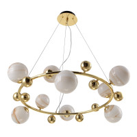 Подвесная люстра Crystal Lux SALVADORE SP9H GOLD