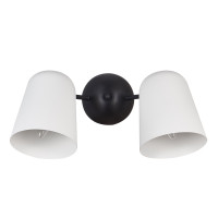 Настенное бра Crystal Lux ENRIQUE AP2 BLACK/WHITE