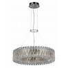 Подвесная люстра Crystal Lux LIRICA SP10 D610 CHROME/GOLD-TRANSPARENT