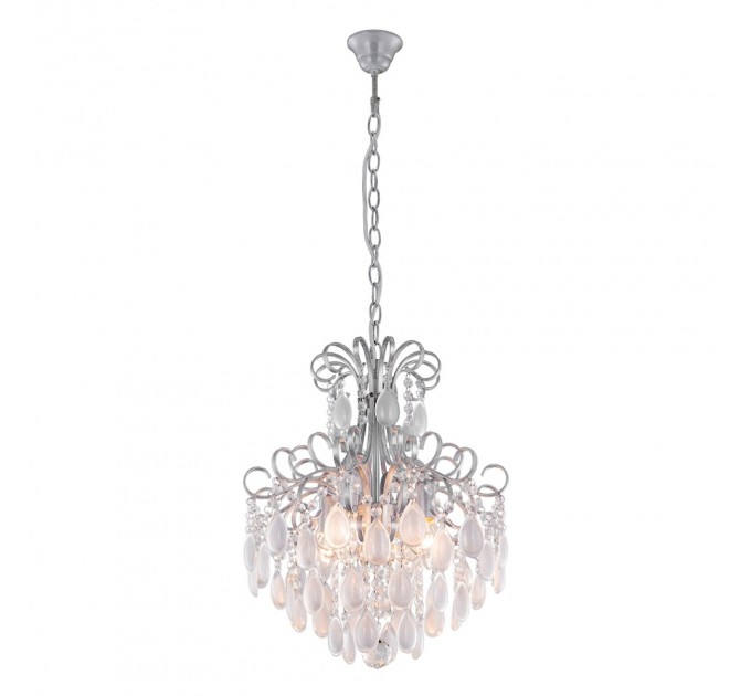 Подвесная люстра Crystal Lux Sevilia SP4 SILVER