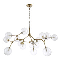 Подвесная люстра Crystal Lux MAXIMO SP15 BRONZE