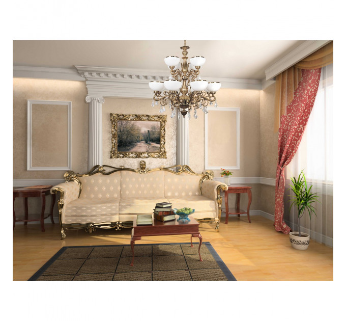 Подвесная люстра Chiaro Аманда 12*60W E27 481010612