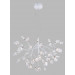 Подвесная люстра Crystal Lux EVITA SP63 WHITE/TRANSPARENT