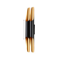 Настенный светильник Crystal Lux CLT 332W4-V2 BL-GO