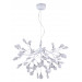 Подвесная люстра Crystal Lux EVITA SP63 WHITE/TRANSPARENT