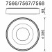 Потолочный светильник COIN 7692