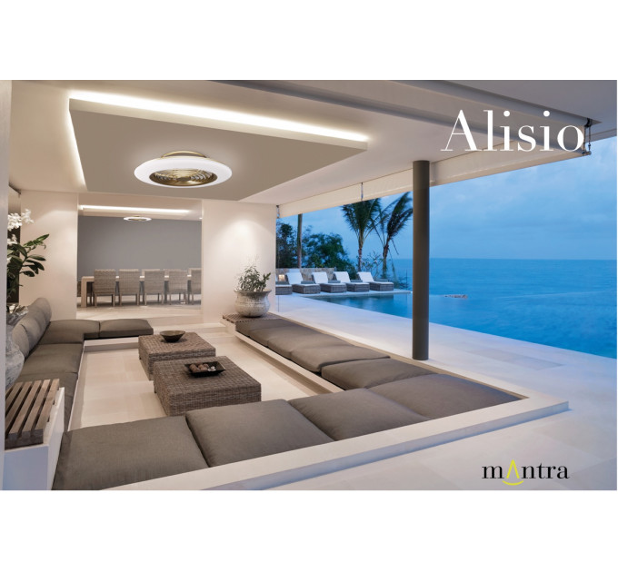 Потолочная люстра вентилятор Alisio Mantra 6707