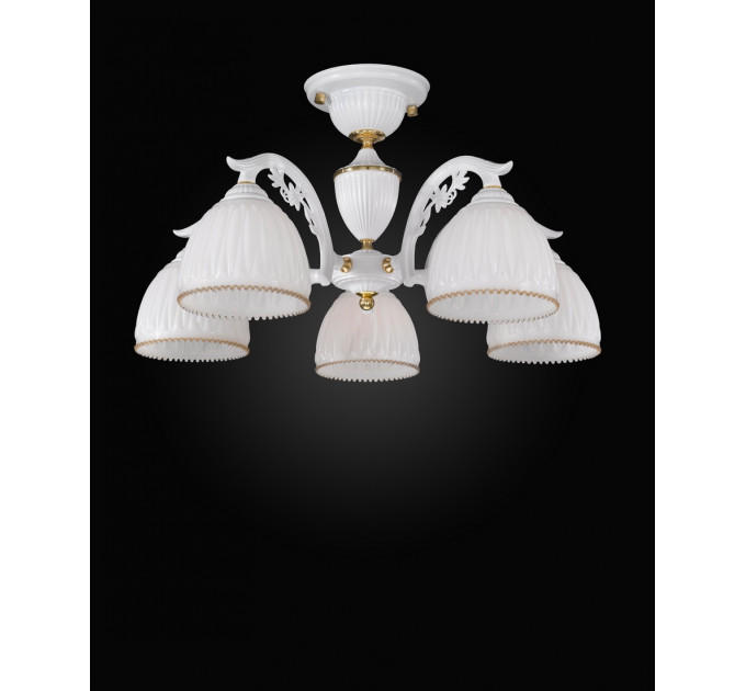 Классическая люстра на штанге Reccagni Angelo PL 9601/5