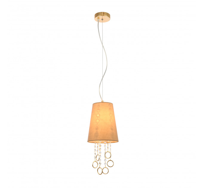 Подвес 1*40W Е14 Meddo ST-Luce золото/бежевый SL1138.203.01