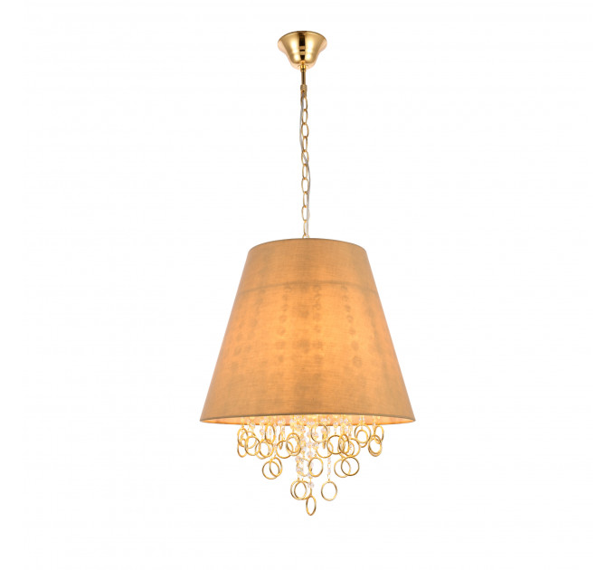 Подвес 1*40W Е14 Meddo ST-Luce золото/бежевый SL1138.203.03