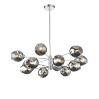 Люстра на штанге Fovia ST-Luce 12*40W Е14 дымчатый SL1500.103.12