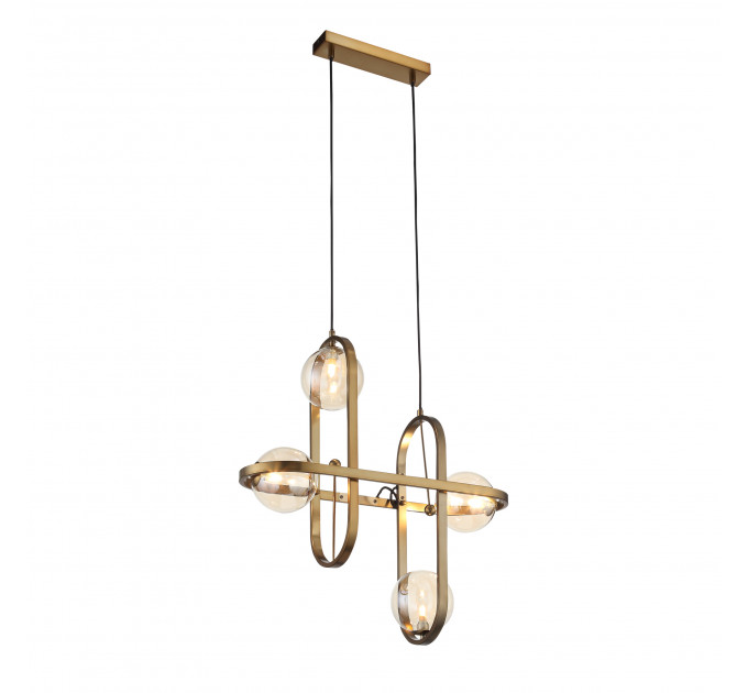 Подвесной светильник Circono ST-Luce бронза/коньячный SL1201.203.04