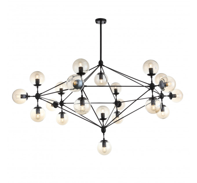 Люстра на штанге ST-Luce Stampo дымчатый SL549.403.15