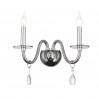 Классическое бра Siema ST-Luce 2*40W Е14 хром/дымчатый SL1113.401.02