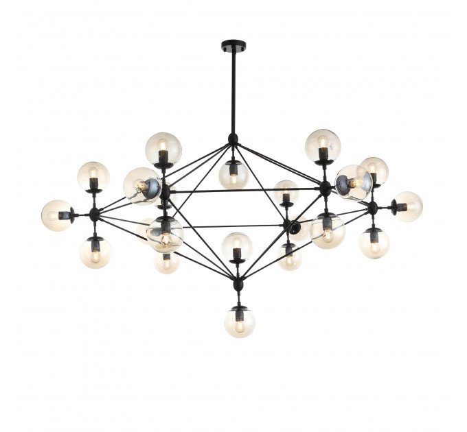 Люстра на штанге ST-Luce Stampo дымчатый SL549.403.21