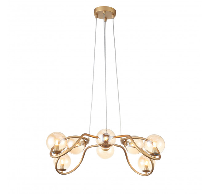 Подвесная люстра Legatezza ST-Luce золото/янтарь SL1502.203.08