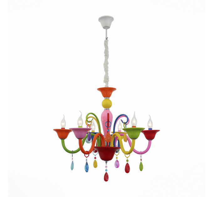 Классическая люстра Delizia ST-Luce 6*40W Е14 SL672.963.06
