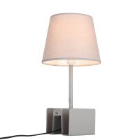 Настольная лампа с USB разъемом Portuno ST-Luce серый SLE301.704.01