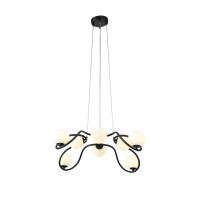 Подвесная люстра Legatezza ST-Luce черный/белый SL1502.403.08