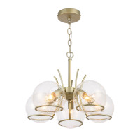 Подвесная люстра 5*40W E14 Rescheza ST-Luce шампань SL1136.203.05