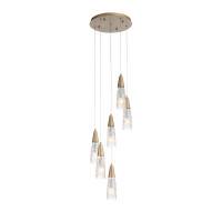 Подвесной светильник Penelo ST-Luce золото/прозрачный SL1151.203.06