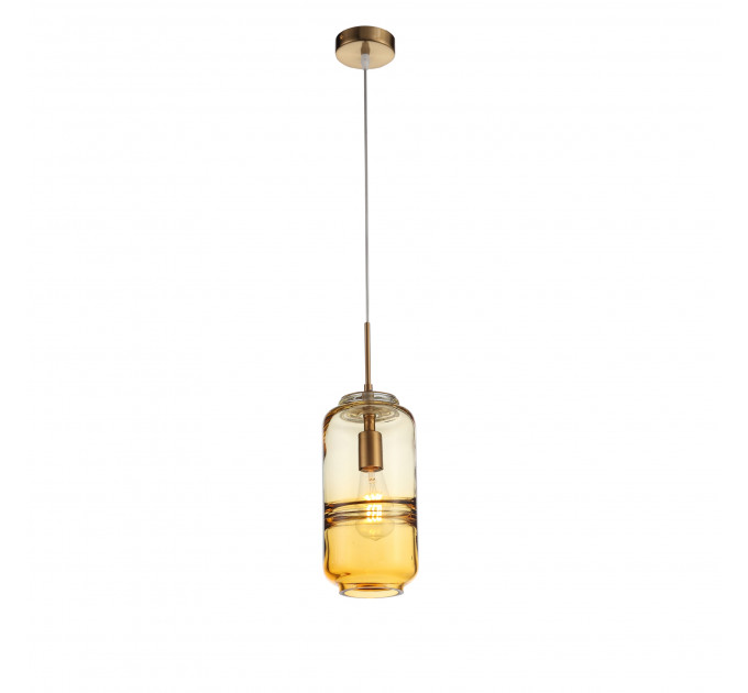 Подвес Clusone ST-Luce бронза/янтарь SL1132.143.01