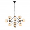Подвесная люстра ST-Luce Stampo коньячный SL549.423.10