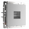 Телефонная розетка RJ-11 (серебряный) WL06-RJ-11