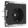 Розетка Wi-Fi (черный матовый) W1171608
