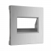 Накладка для двойной розетки Еthernet RJ-45 (серебряный рифленый) W1191109