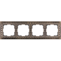 Рамка на 4 поста (бронза) WL07-Frame-04