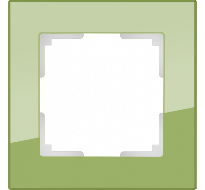 Рамка на 1 пост (фисташковый) WL01-Frame-01