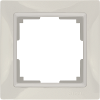 Рамка на 1 пост (слоновая кость, basic) WL03-Frame-01