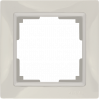 Рамка на 1 пост (слоновая кость, basic) WL03-Frame-01