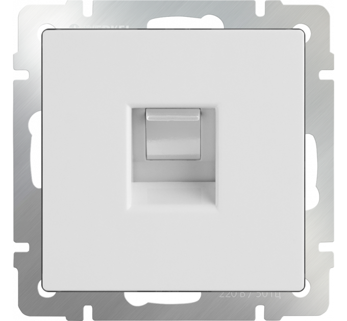 Телефонная розетка RJ-11 (белая) WL01-RJ-11