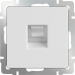 Телефонная розетка RJ-11 (белая) WL01-RJ-11