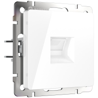 Телефонная розетка RJ-11 (белая) WL01-RJ-11