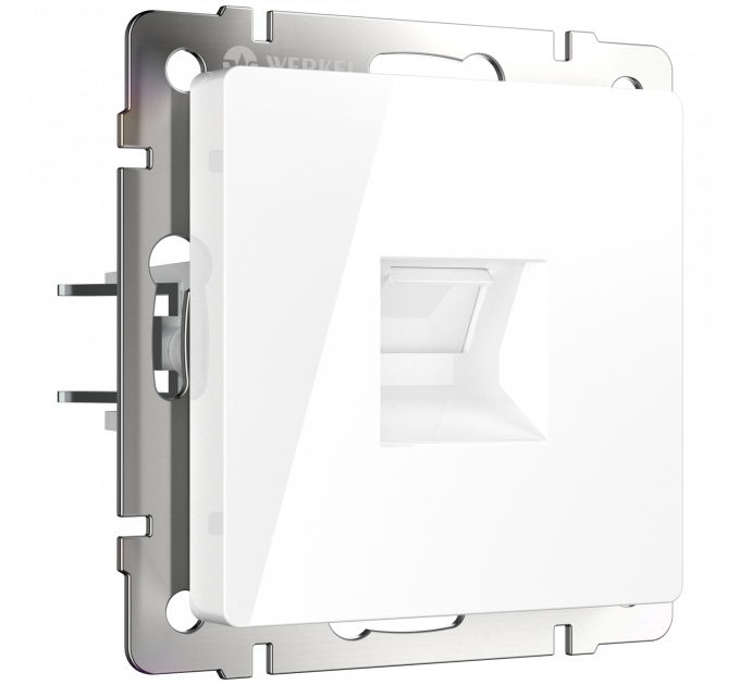 Телефонная розетка RJ-11 (белая) WL01-RJ-11