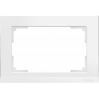 Рамка для двойной розетки (белый) WL04-Frame-01-DBL-white