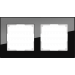 Рамка на 2 поста (черный) WL01-Frame-02