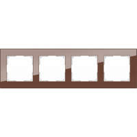 Рамка на 4 поста (мокко) WL01-Frame-04