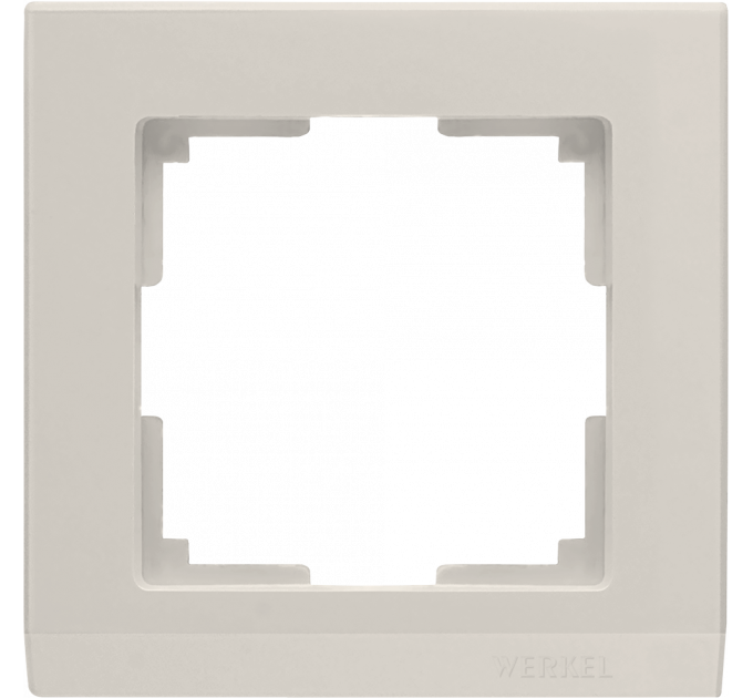 Рамка на 1 пост (слоновая кость) WL04-Frame-01-ivory