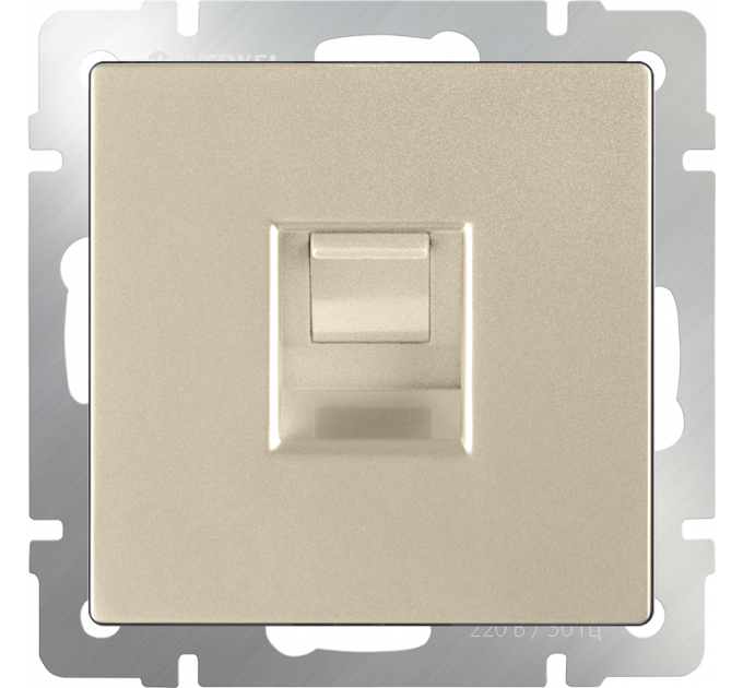 Розетка Ethernet RJ-45 (шампань) WL11-RJ-45