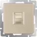 Розетка Ethernet RJ-45 (шампань) WL11-RJ-45