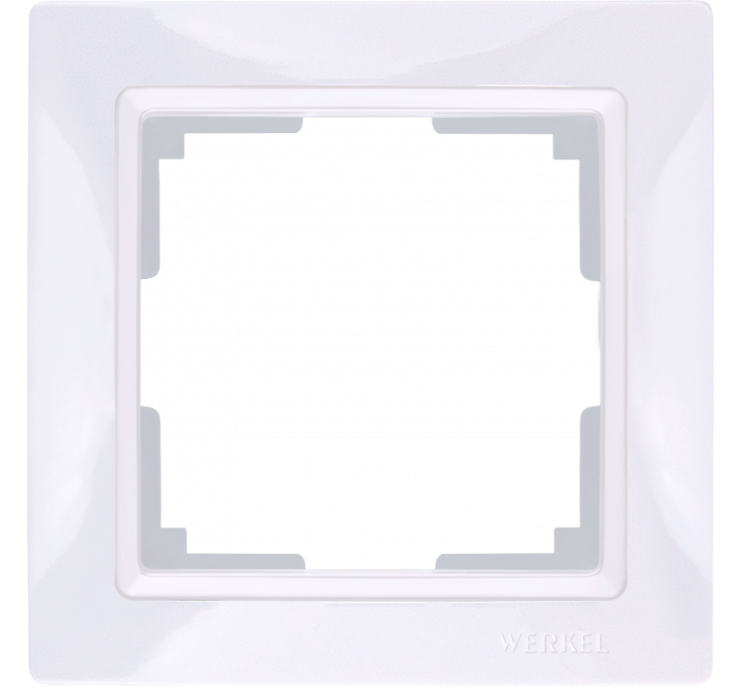 Рамка на 1 пост (белый, basic) WL03-Frame-01
